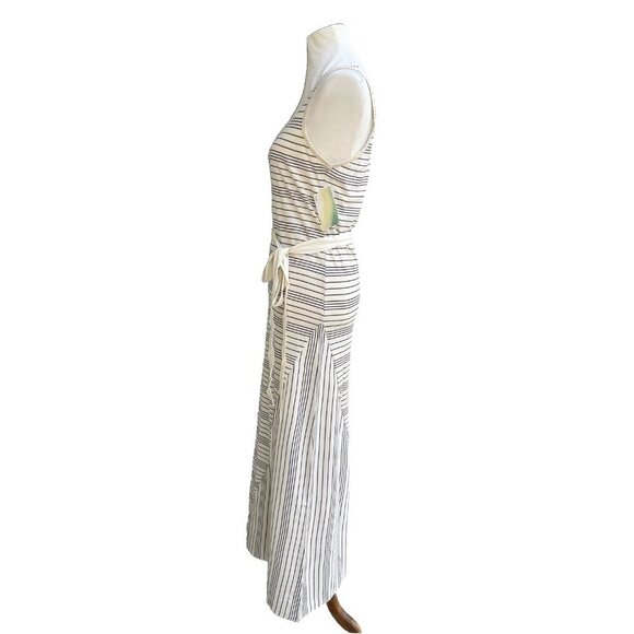 Rip Curl Women’s Striped Summer Belt Maxi Dress Size M - Picture 3 of 13